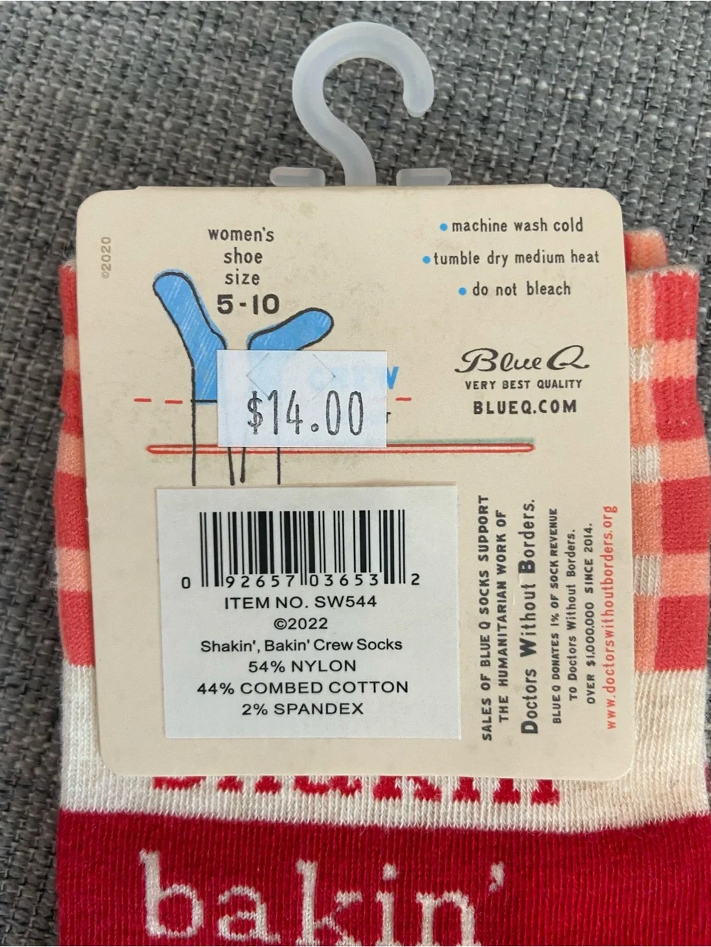 nwt crew socks one pair stretchy fun colorful